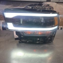 2019 To 2024 Ram 2500 Driver Headlight Parts Only