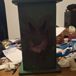 Battery Operated Wooden Jackolanterns