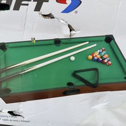27” TableTop Billiard Complete New (Northridge)