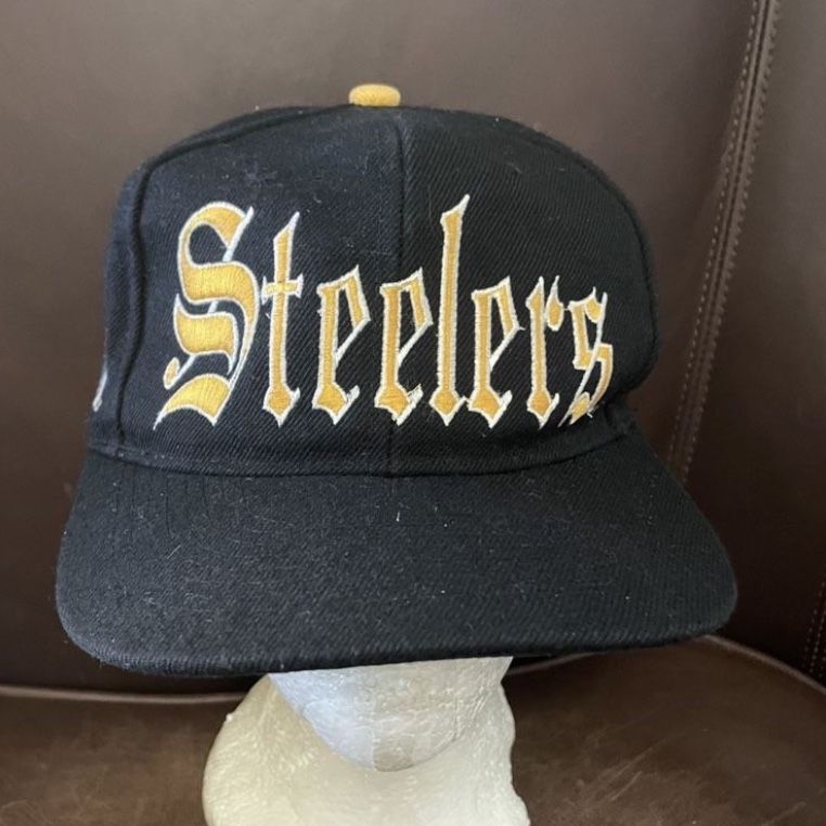 Vintage Drew Pearson ~ Pittsburgh Steelers Old English Black Snapback Cap  Hat for Sale in Phoenix, AZ - OfferUp