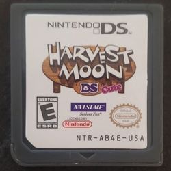 Harvest Moon DS Cute Nintendo DS Video Game Cartridge