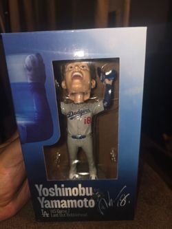 Yamamoto Last Out Bobblehead