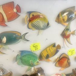 New Resin 15” Tropical Fish $25 Each