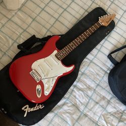 Fender Starcaster Red And White  Standard Size