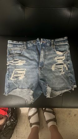 American Eagle Distressed Denim Jean Shorts