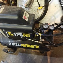 central pneumatic 125 psi air compressor