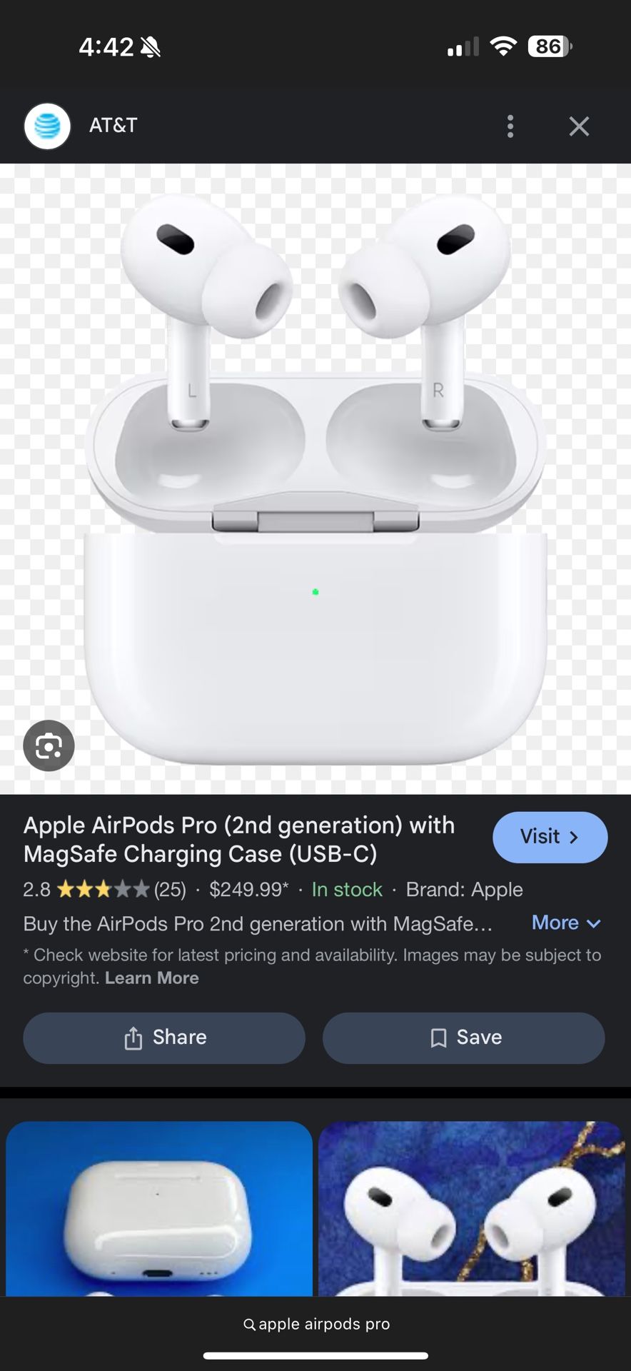 AirPods Pro $80