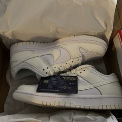 Sail White Dunks Size 8w