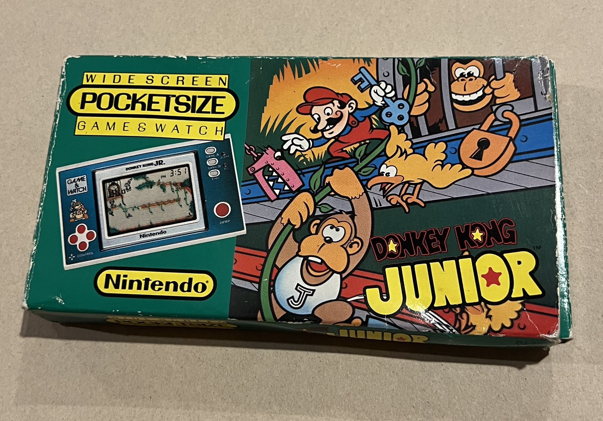 Nintendo Game and Watch Pocketsize Donkey Kong Jnr DJ-101(TESTED)