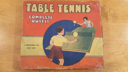 Antique PingPong (Table Tennis) set.