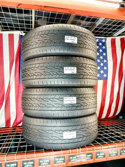 ✅ LT275/55R20 CONTINENTAL CROSSCONTACT ALL SEASON GMC SIERRA SILVERADO DENALI RAM2500 F250 RAM3500 F350 275 55 20 USED TIRES