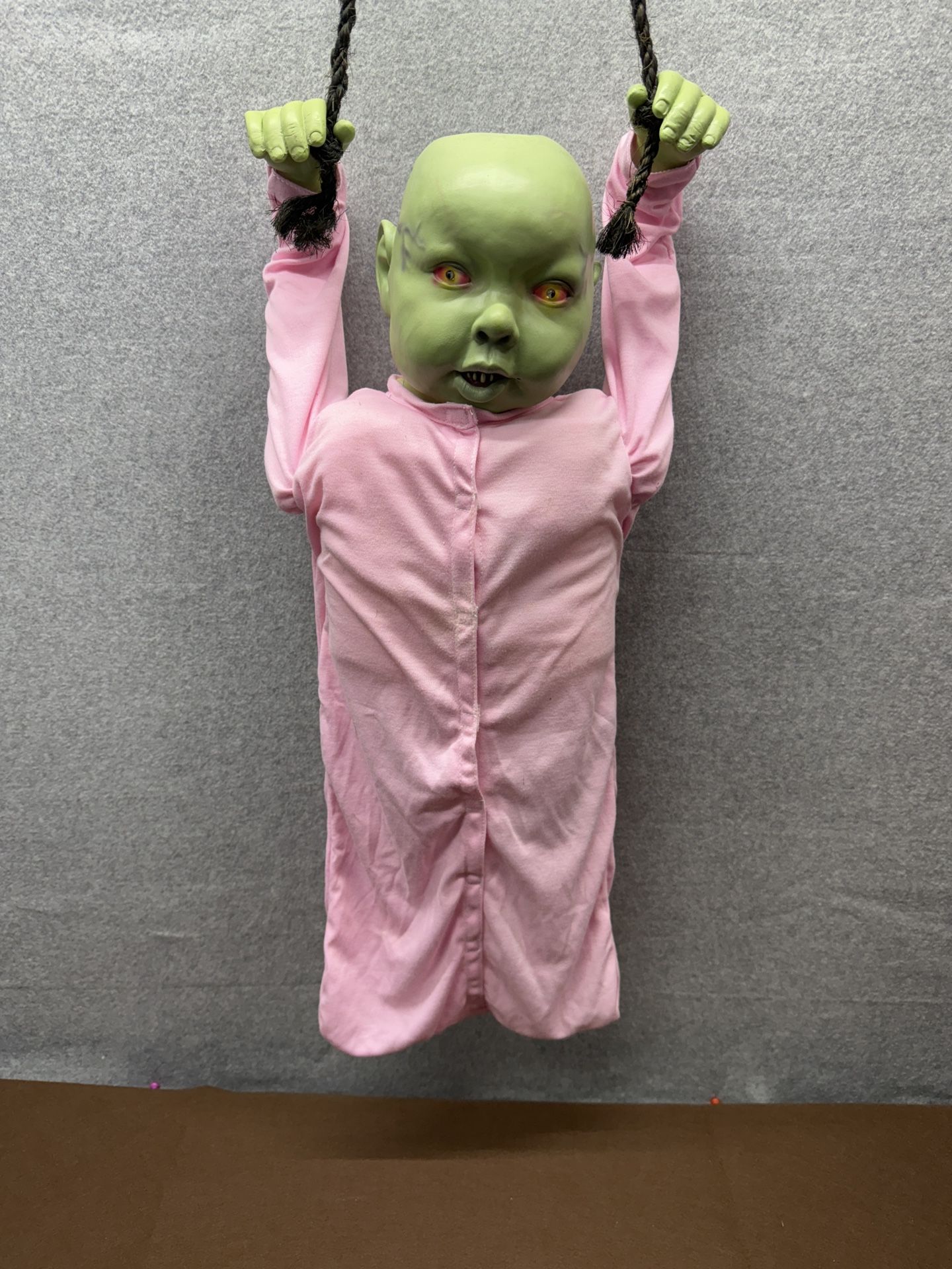Spirit Halloween Bang Bang Zombie baby broken