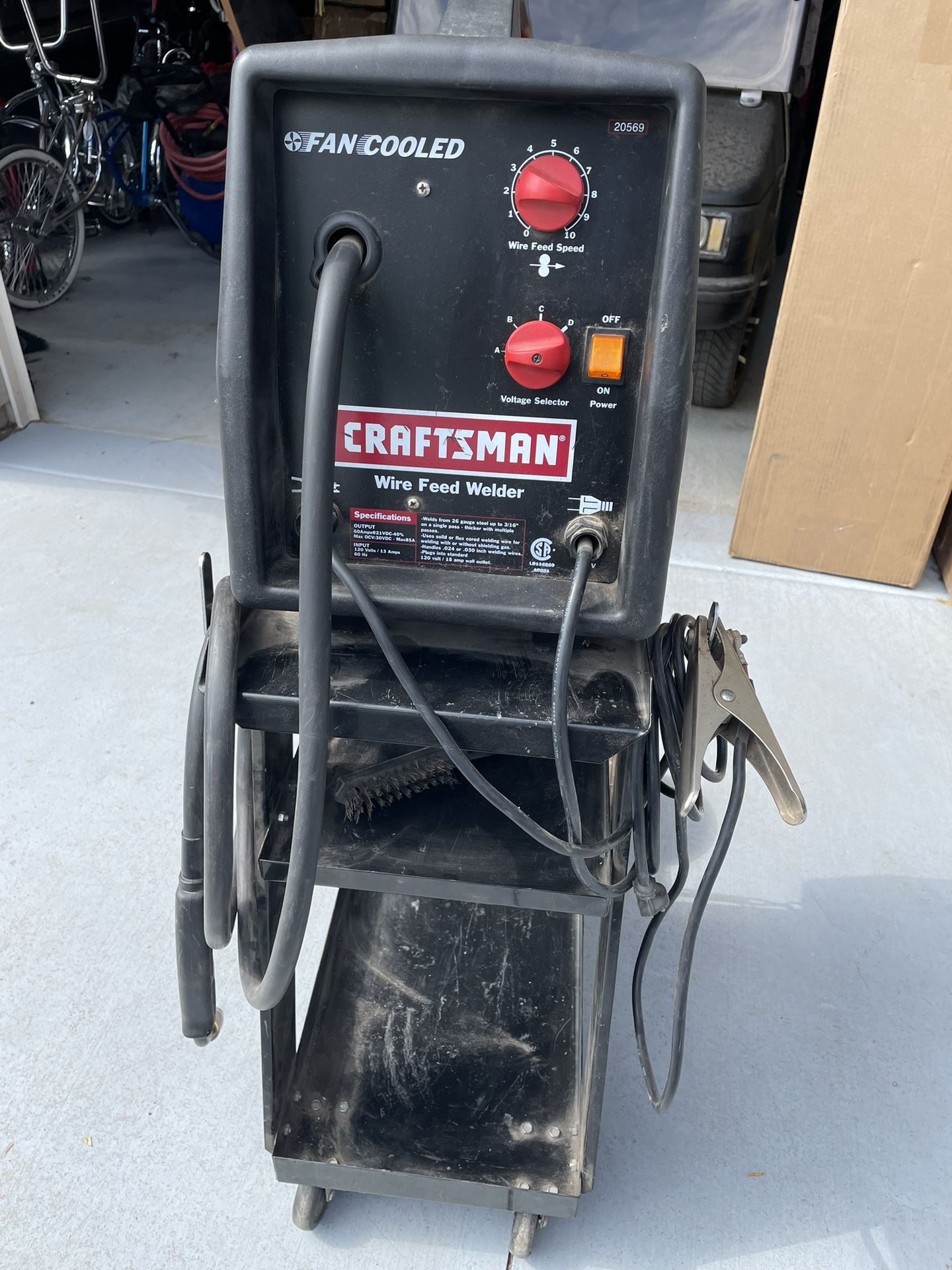 Craftsman Wire Feed Mig Welder and Cart for Sale in Mesa, AZ OfferUp