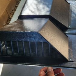 Roof Louver Static Vent in Black, all 3 for $25