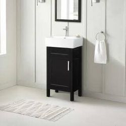 Bathroom Vanity (Without Sink) W: 15.5”x H: 31” x D: 14.3”