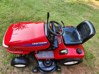 50 " deck. Automatic drive Craftsman Rider Mower. I can deliver