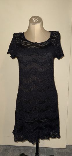 Like new women’s Jalate limited sheer set (2) sexy black mini dress (size m)
