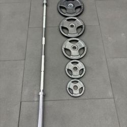 Olympic Barbell / Grip Plate BUNDLE