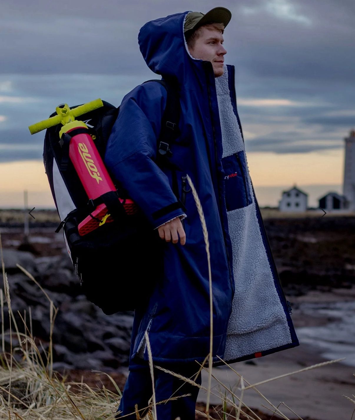Dryrobe Advance Long Sleeve Swim Parka Changing Robe Poncho Waterproof Oversized New with Tags 
