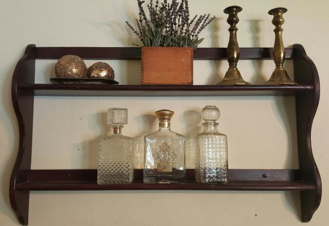 Darling wood shelf, spice rack, plate rack