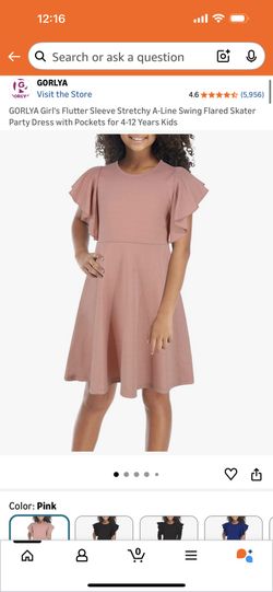 Gorlya Girls Dress - Size : 6-7yrs Old 