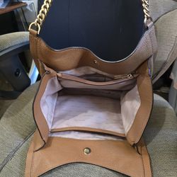 Michael Kors Leather Newbury Tote Satchel Purse Bag