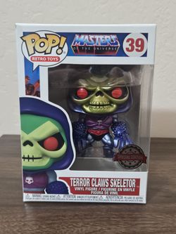 MOTU Terror Claws Skeletor Metallic Exclusive Masters of the Universe Funko Pop
