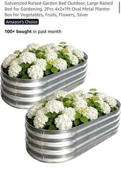 Brand new garden bed planters set of 2 (4X2’)