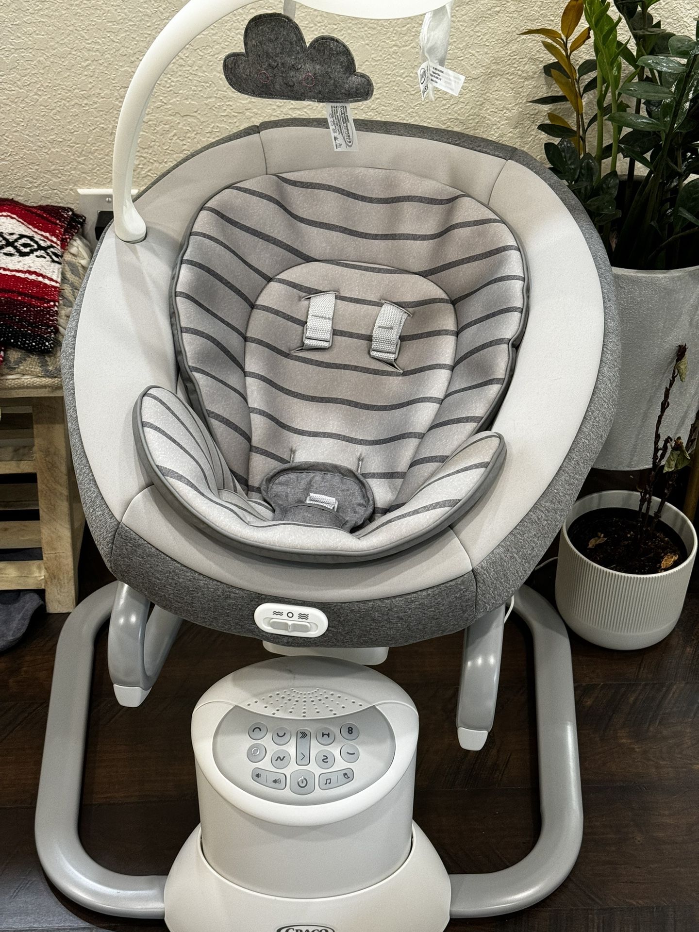 Grace, Soothe My Way Swing: The Ultimate Baby Whisperer with Removable Rocker  - Transform Your Baby's Life for Just $40 Or Best Offeo B