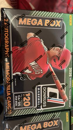 Donruss 2026 baseball mega boxs