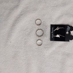 ring, toe rings, earrings 