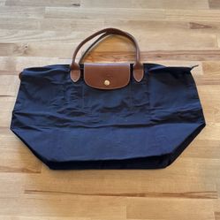 LONGCHAMP Le Pliage Navy Tote shoulder Bag Foldable