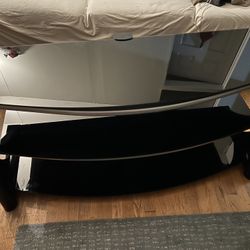 3 Level Heavy Duty Glass Tv Table Stand