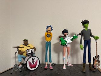 Gorillaz Full Band Superplastic Statues