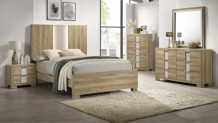 Rangley Queen bedroom Set with led lights!