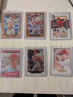 Mike Trout 8 Card Lot