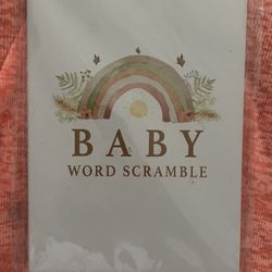 Baby Word Scramble Game