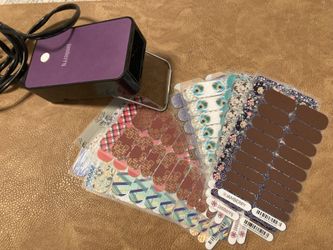 Jamberry Nail Wraps Bundle w/ Heater