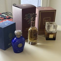 Three Lattafa Colognes