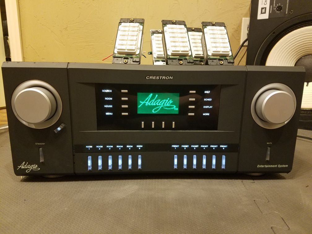 Crestron Adagio AES - Whole Home Audio System w/keypads. High End!