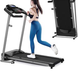 Treadmill with Incline, Portable Run Walking Folding Compact Exercise