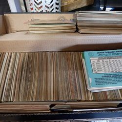 Box Of Old Baseball Cards 