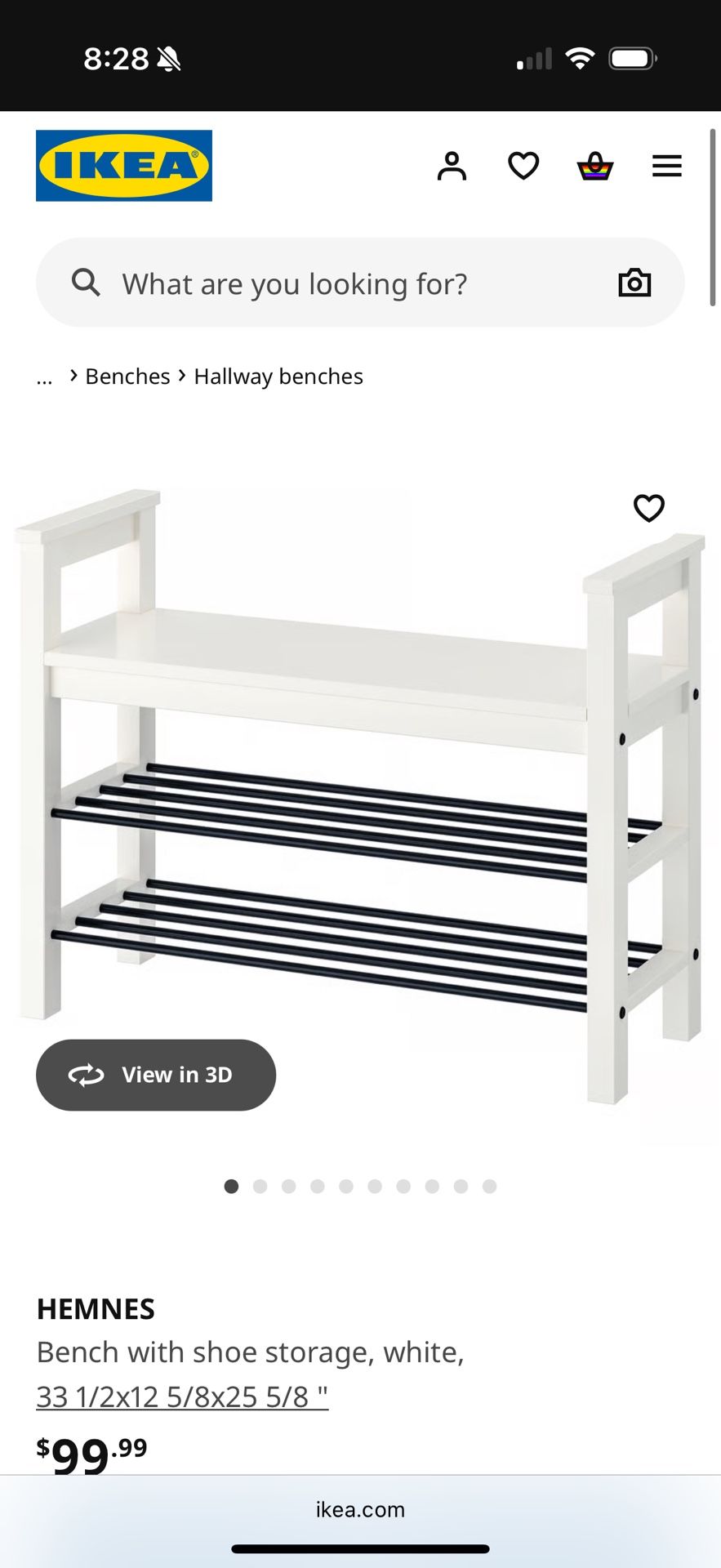 IKEA Shoe Rack Bench