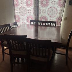 Table Chairs And Bench 