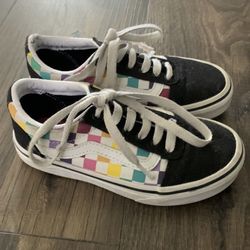 Kids Checkered Vans