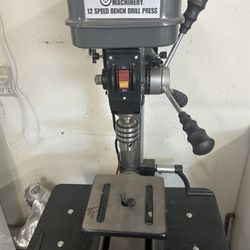 Central Machinery Bench Drill Press 10”, 12 speed