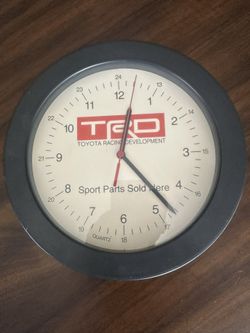 Vintage TRD Clock