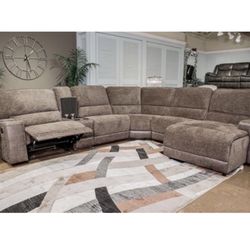 Reclining Sectional In Stock For Immediate Delivery