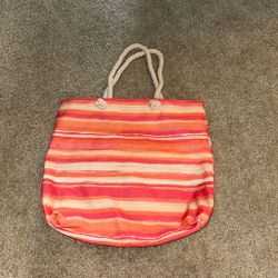 Striped Tote Bag
