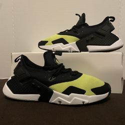 Nike Air Huarache Drift Black White Volt